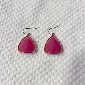 Pink & Gold Earrings